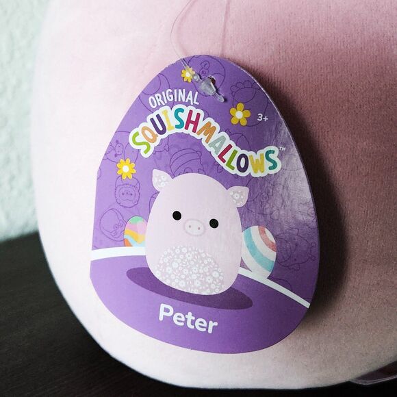 SQUISHMELLOW Peter the Easter pig 11" - Picture 2 of 2